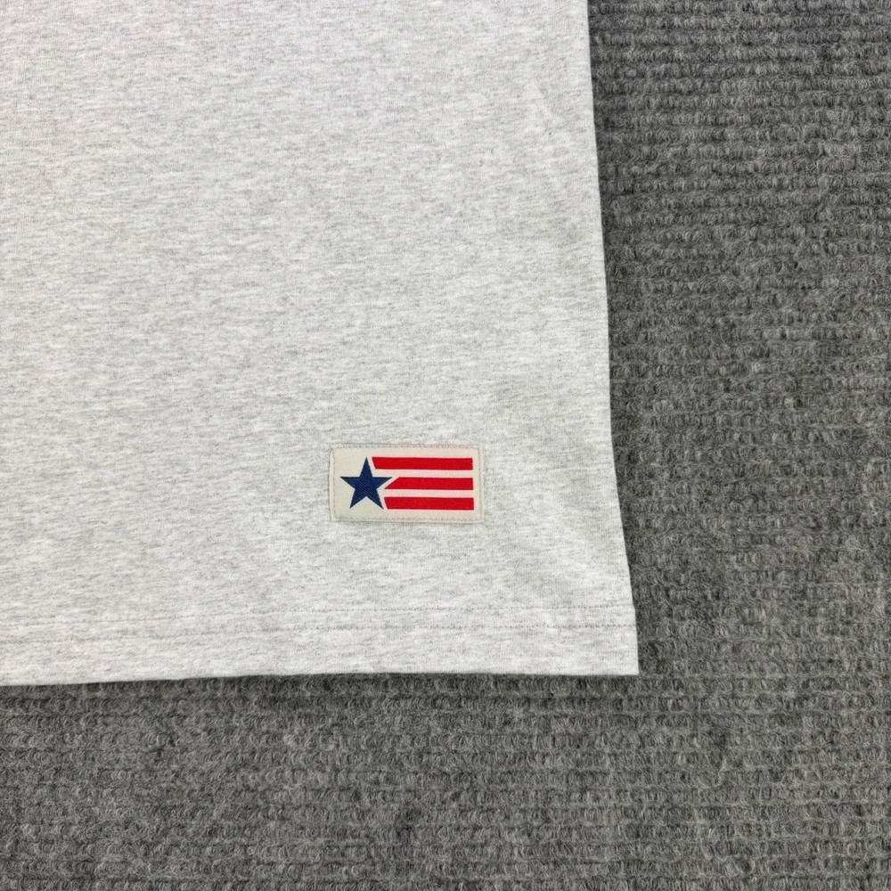 American Giant Mens XXL American Made Graphic T-Shirt Gray Flag Collection USA - Picture 4 of 9